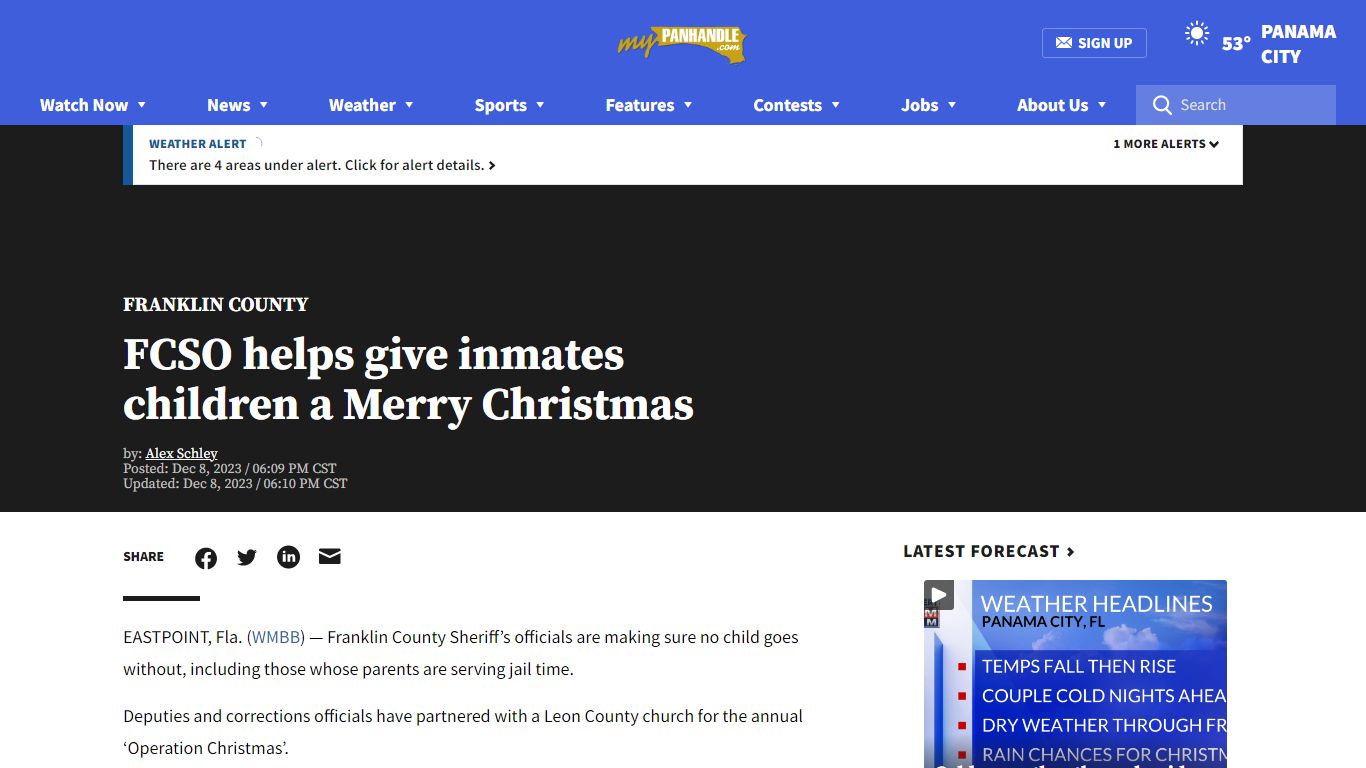 FCSO helps give inmates children a Merry Christmas